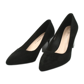 Antilop cipele na visoku petu Sergio Leone PB403 crne crno 3