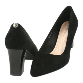 Antilop cipele na visoku petu Sergio Leone PB403 crne crna 4