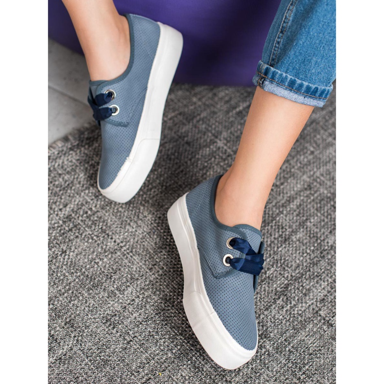 Kylie Tenisice vezane vrpcom plava 1