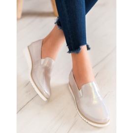 Sergio Leone Zlatne klizaljke na cipelama smeđa žuta boja 1