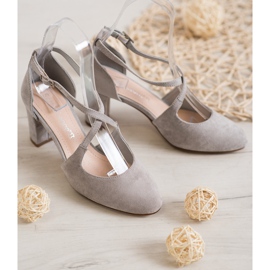 Sergio Leone Elegantne pumpe na stupu siva 2