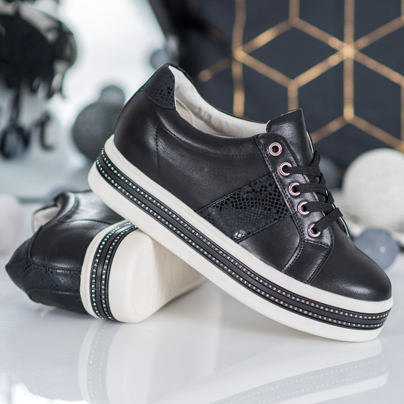 Bestelle Tenisice s kubnim cirkonijem crno 1