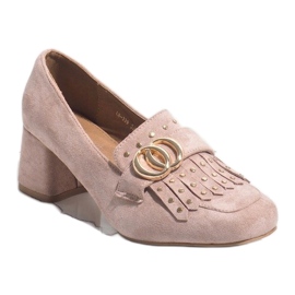 Crvene antilop pumpe na stupu LB-339 ružičasta 1