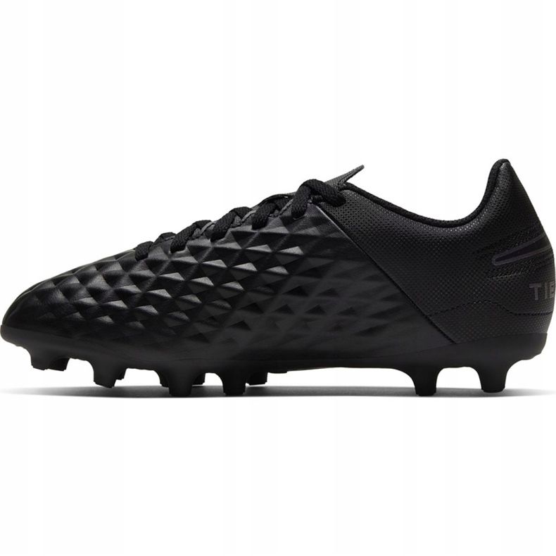 Nike Tiempo Legend 8 Club FG / MG Jr AT5881-010 nogometne cipele crno crno 1