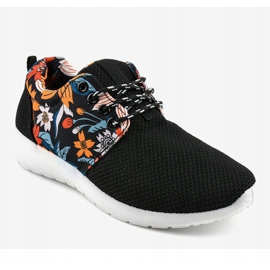 Crne sportske cipele B02-1 crna višebojan 1