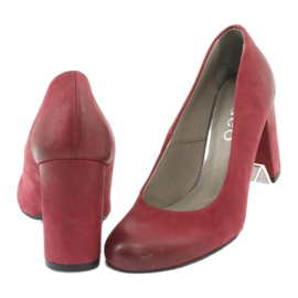 Klasične ženske cipele Edeo 2119 bordo raznobojna 3