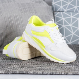 SHELOVET Vezane bijele cipele bijela 1