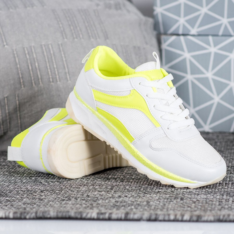 SHELOVET Vezane bijele cipele bijela 1