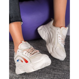 SHELOVET Elegantne bež tenisice 2