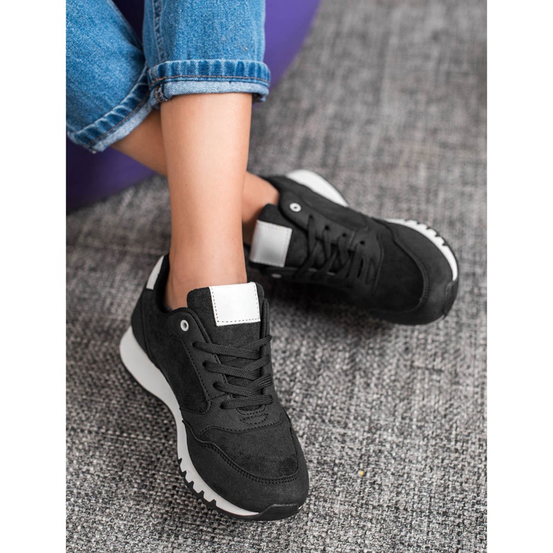 SHELOVET Sportske tenisice crno 1
