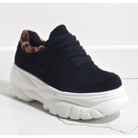 Crne sportske tenisice od eko antilopa 7816-Y crno 1