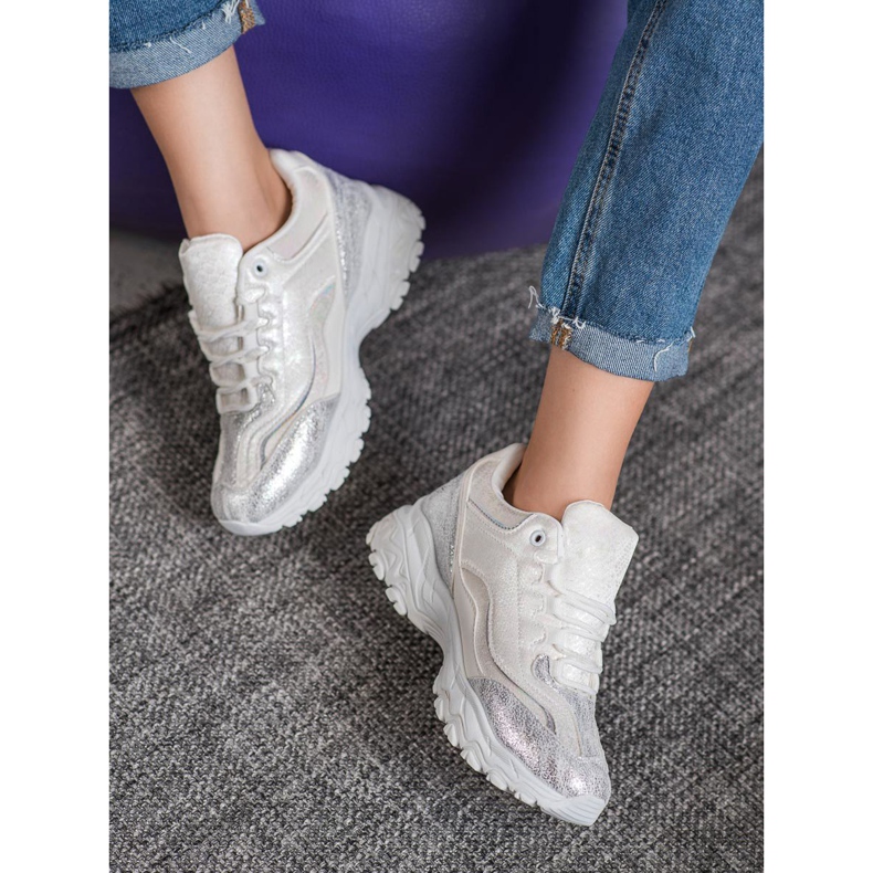 Small Swan Elegantne bijele tenisice bijela 2