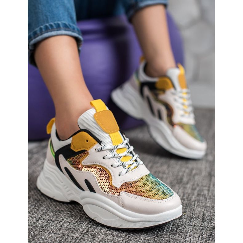 Weide Modne tenisice sa šljokicama višebojan 1