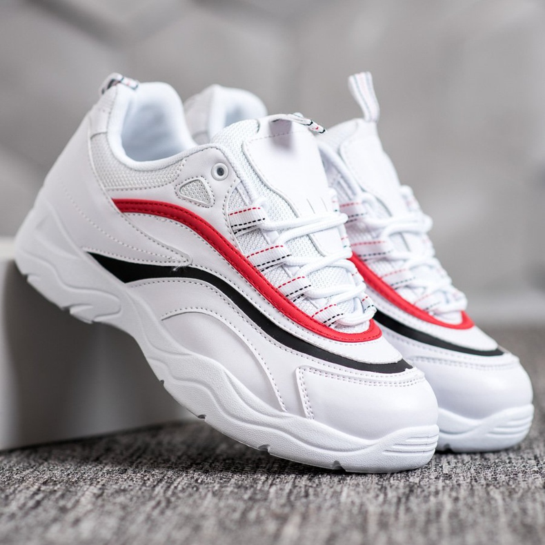 SHELOVET Klasične bijele tenisice bijela 1