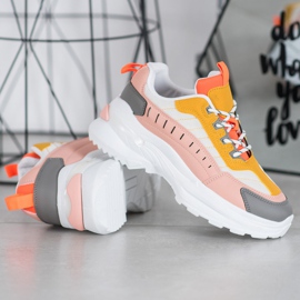 SHELOVET Modne cipele na platformi višebojan 1