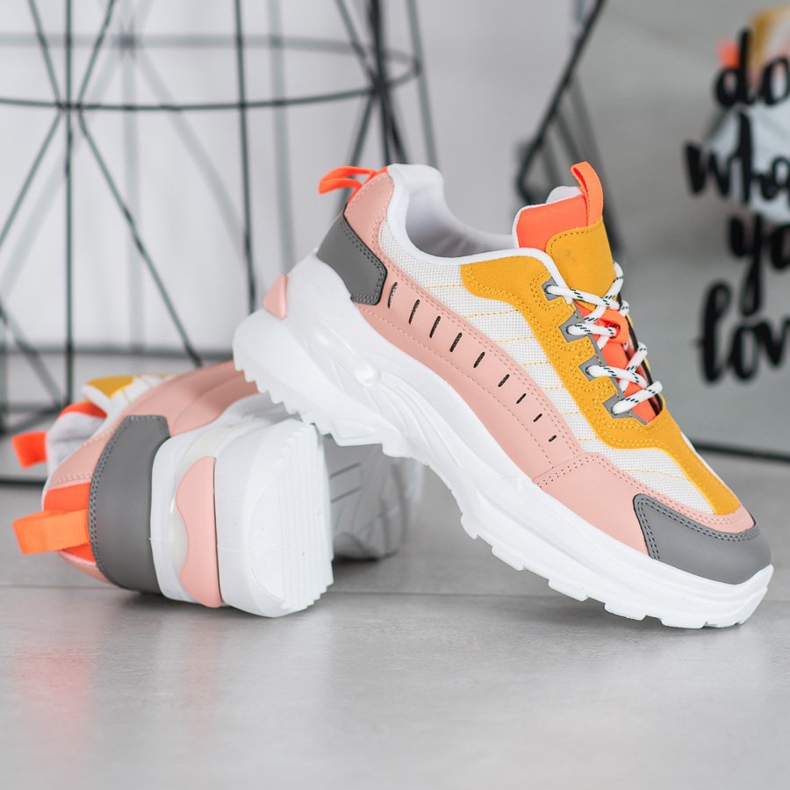 SHELOVET Modne cipele na platformi višebojan 1