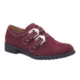 Maroon cipele s klinovima ES8500 crvena 1