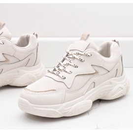 Modne ženske sportske cipele bež boje 7939-SP 1
