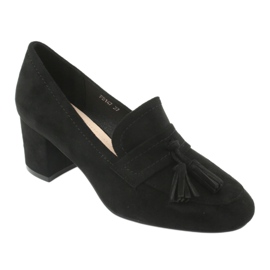 Cipele na stupu Sergio Leone PB147 crne crno 1