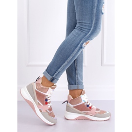 Visoke tenisice D20-2 Pink raznobojna 1