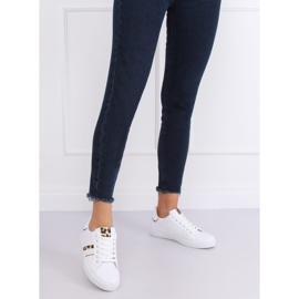 Bijele ženske tenisice K-388 BIJELE / LEOPARD bijela 2