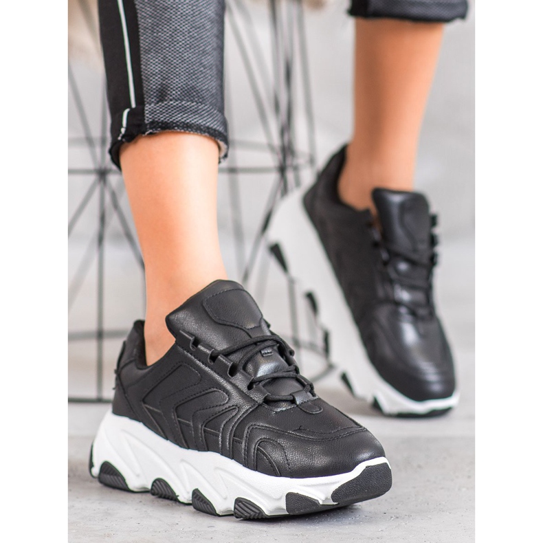 Bella Paris Tenisice na vezanje crna 1