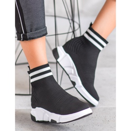 SHELOVET Klizne cipele s naramenicama crno 2