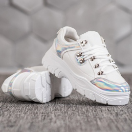 Weide Bijele cipele s Holo efektom bijela 1