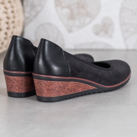 Elegantne VINCEZA balerine crna 2