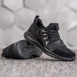 SHELOVET Crne modne sportske cipele crno 1