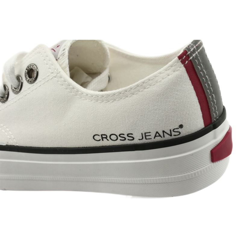 Cross Jeans Cross traperice klasične tenisice biaded bijeli ff2r4010c bijela 6