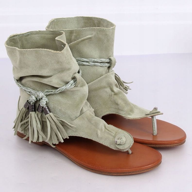 Zeleni japanke sa vratilom SL1011 Zeleni zelena 1