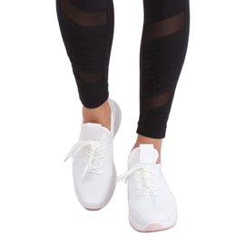 Sportske cipele od bijele mreže B0-547 Ružičasta bijela 2