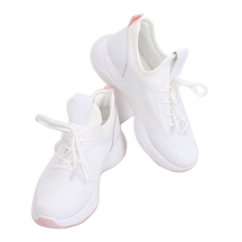 Sportske cipele od bijele mreže B0-547 Ružičasta bijela 3