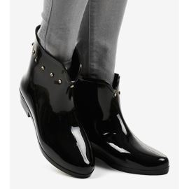 Crne kratke galoše s kubičnim cirkonijem SD97E-1 crna 2