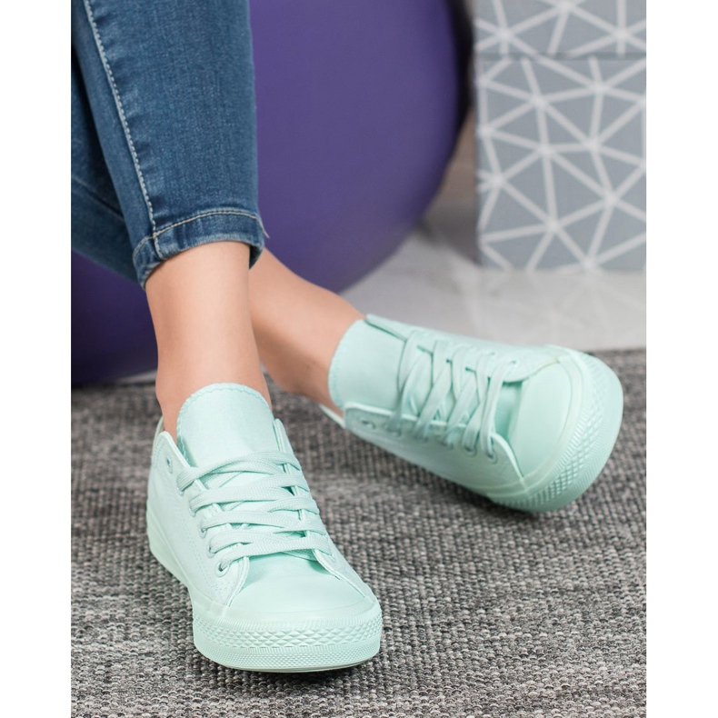 Fashion Klasične tenisice zelena 1