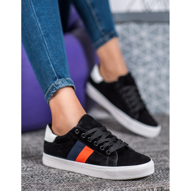 SDS Sportska obuća na debelom potplatu crno 1