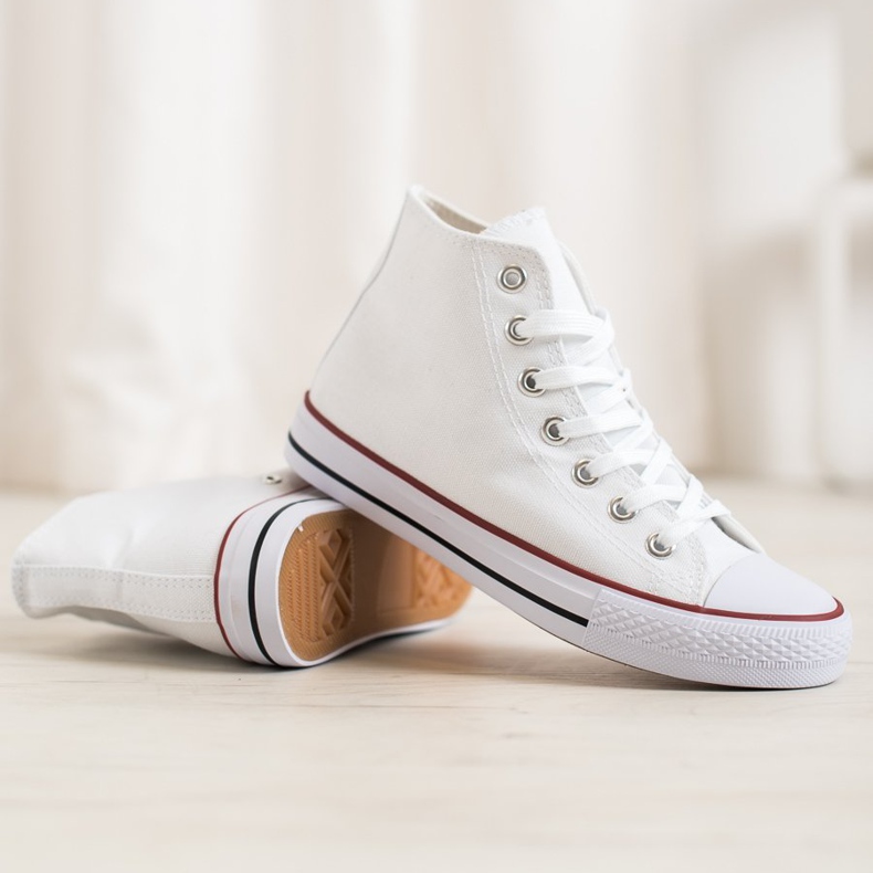 Super Me Visoke tenisice bijela 1