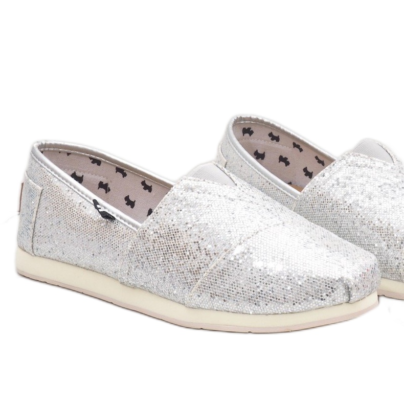 Srebrne cipele, navlake za pse AG0025 siva 1