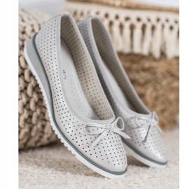 Goodin Ažurne pumpe s klinom siva 1