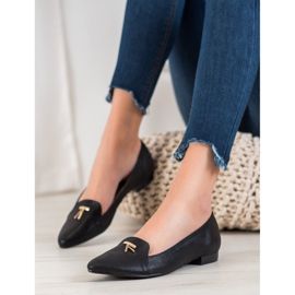 Goodin Sjajne crne balerine crno 2