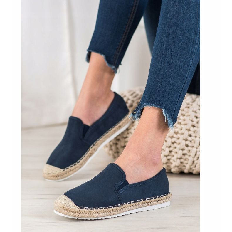 Goodin Espadrile od antilopa plava 1