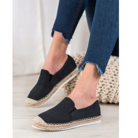 Goodin Espadrile od antilopa crna 1