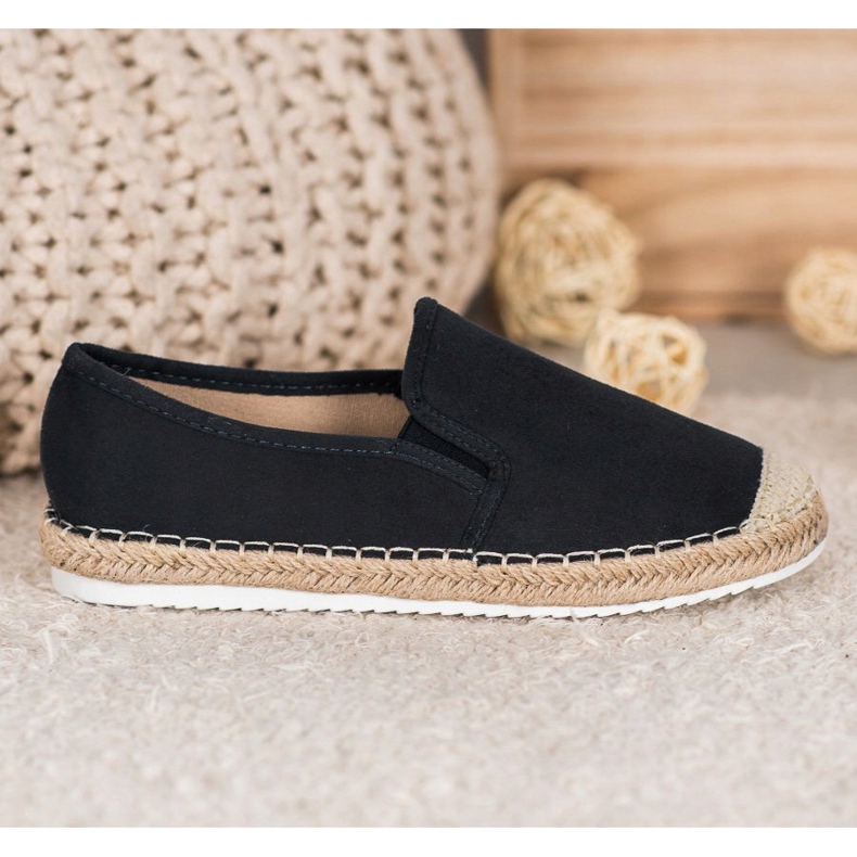 Goodin Espadrile od antilopa crna 2