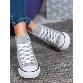 Super Me Visoke tenisice siva 2