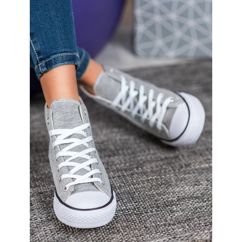 Super Me Visoke tenisice siva 2