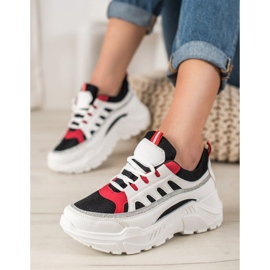 SHELOVET Elegantne tenisice bijela 1