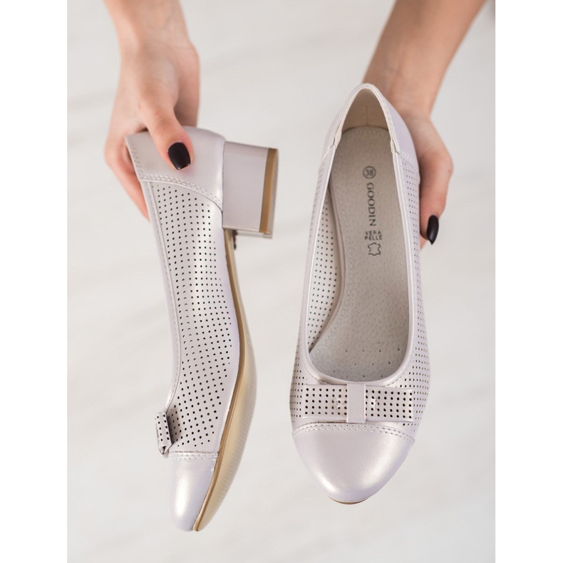 Goodin Ažurne pumpe s lukom višebojan ružičasta 1