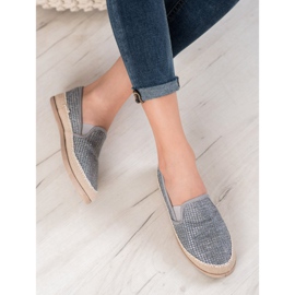 SHELOVET Modne espadrile plava siva 2