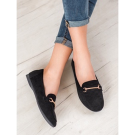 Bestelle Elegantne mokasine s ukrasom crno 1